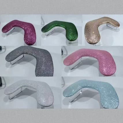 New Diamond-Studded Hand Rest U-Shaped Nail Art Hand Rest Russian Butterfly Pillow Detachable Comfortable Nail Salon Hand Rest