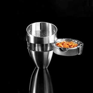 Cross-border Trade Source Arabic Hookah Accessories Hookah Steel Dinosaur Egg Bowl Carbon Tray Set Shisha