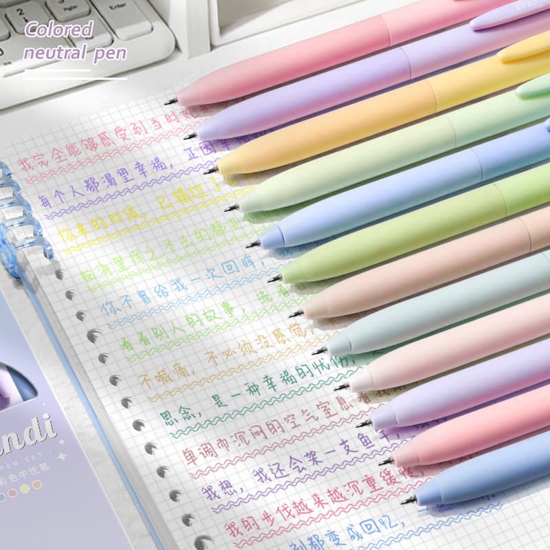 True color color gel pen color pen for taking notes special quick-drying marker color marking green black