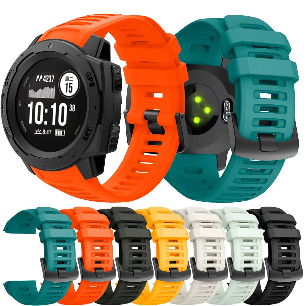 Silicone Watch Strap For Garmin Instinct2 Instinct Esports Fitness Tracker
