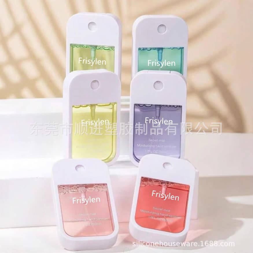 All-English 45ml Card Waterless Alcohol Spray for Home and Travel, Portable Fragrance Alcohol Sanitizing Spray