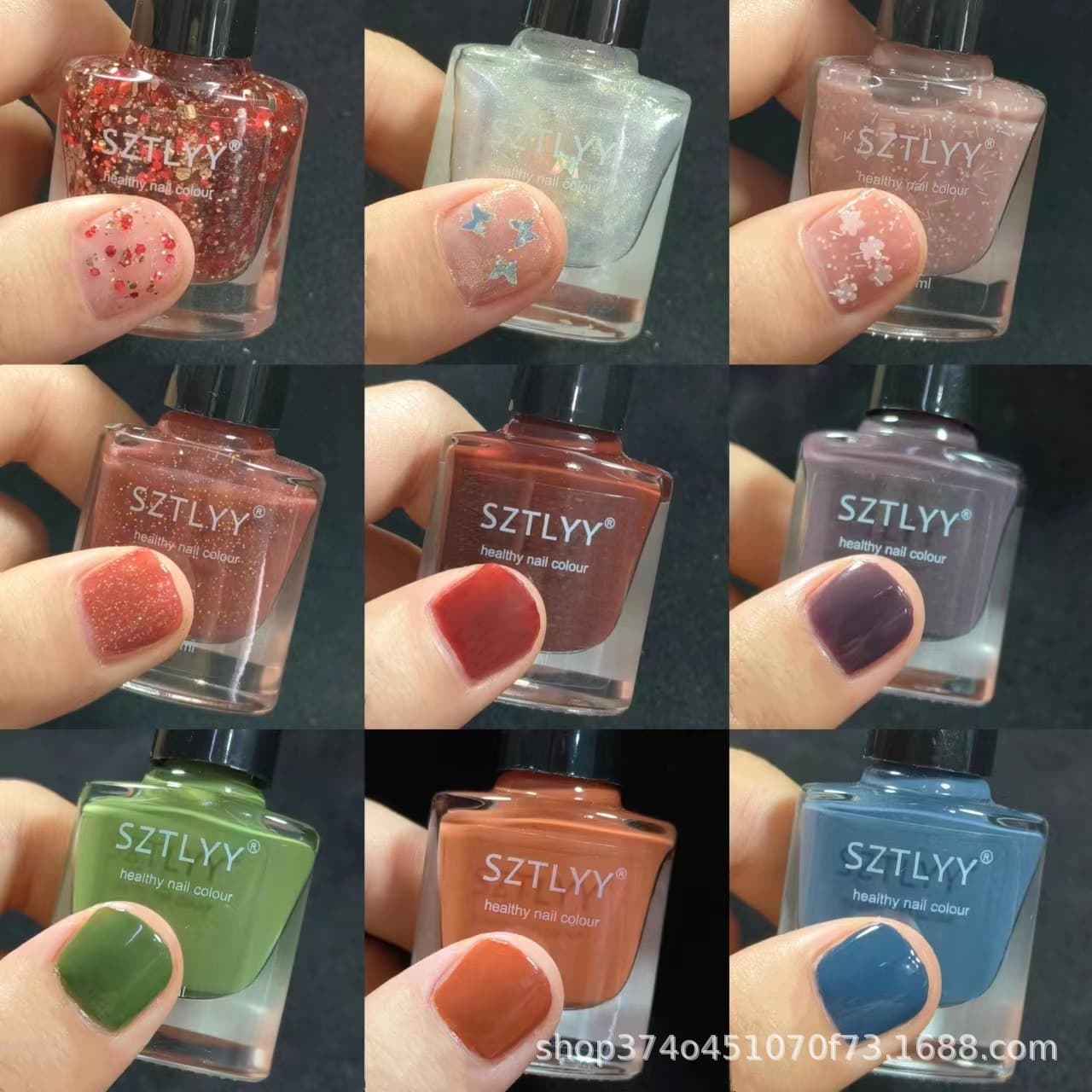 Cross-border wholesale super bright white oil-based nail polish, no need for curing, non-peelable, long-lasting, ice-clear nude color, sparkling shades for students