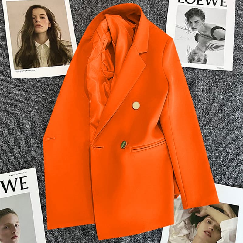 Candy Green Eye-Catching Women's Blazer, 2025 Spring/Autumn New Korean Style Internet Celebrity Elegant Petite Casual
