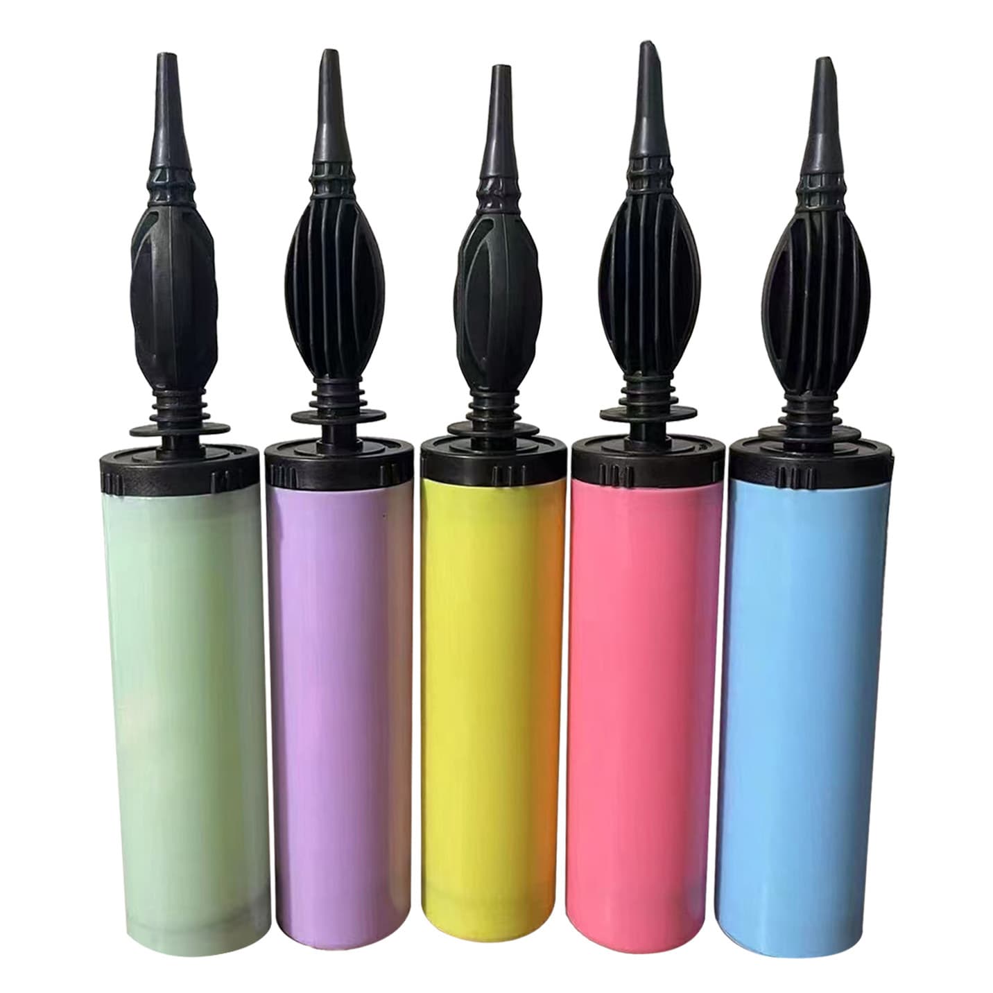 Balloon Pump Hand Push Macaron Hand Pump Accessories Wholesale Air Pump Plastic Inflator for Cross-border Export