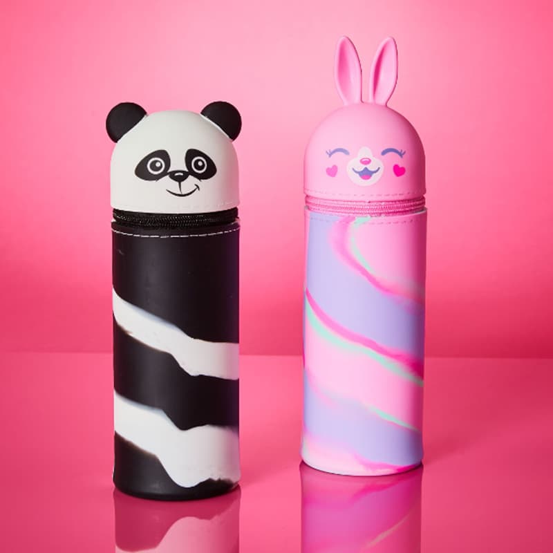 Australian smiggle silicone pen box children's stationery bag primary and secondary school students brush set student cartoon pen holder