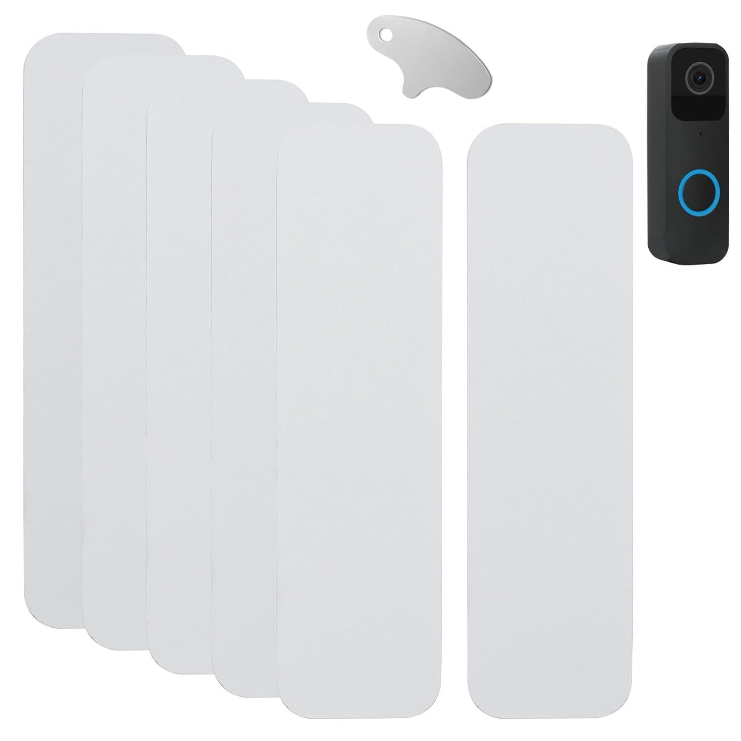 New Cross-border Blink Doorbell Transparent Acrylic Double-sided Adhesive Residue-free Removable Doorbell Sticker
