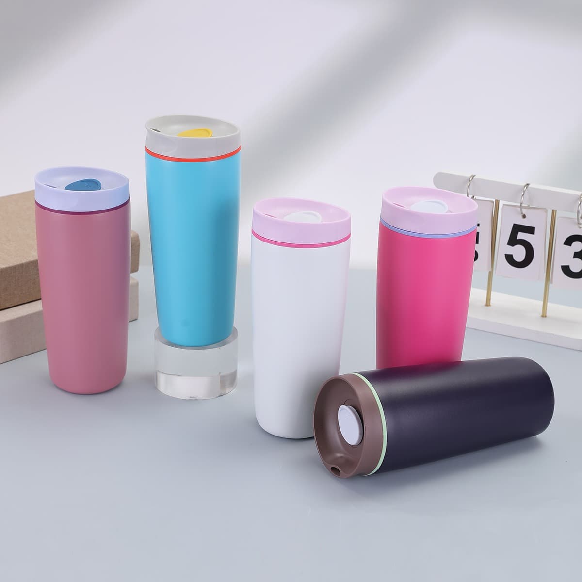 Cross-border Large Capacity Coffee Cup 304 Stainless Steel Double-wall Vacuum Insulated Tumbler for Home Office Wholesale