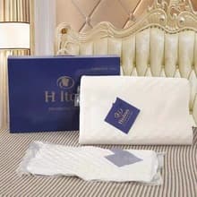 Hilton latex pillow, cervical support pillow, pillow core, gift latex pillow, WeChat group purchase, dropshipping, wholesale.