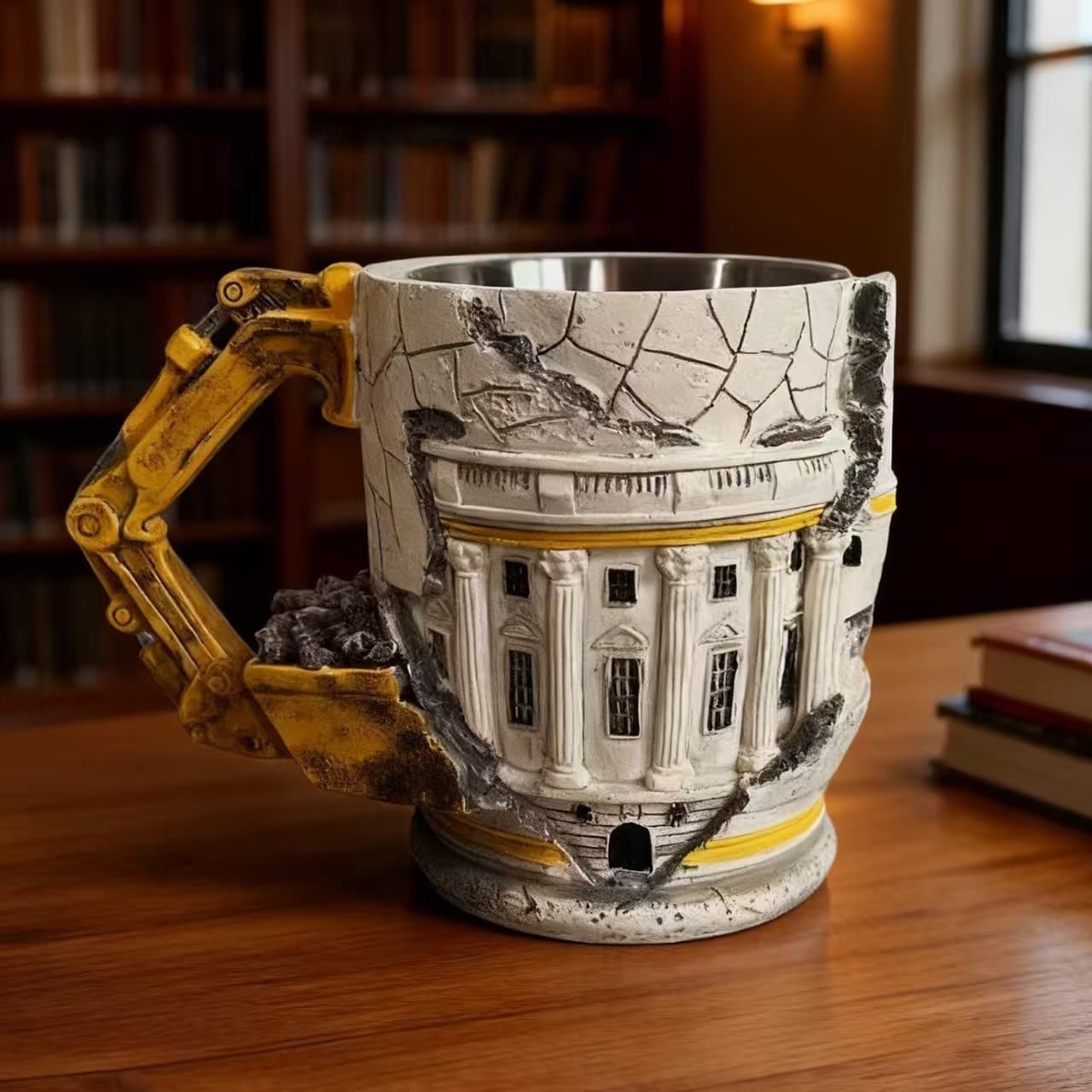 Cross-border Someone Lied Demolition Mug Racing F1 V12 Pistol Excavator Creative 3D Mug
