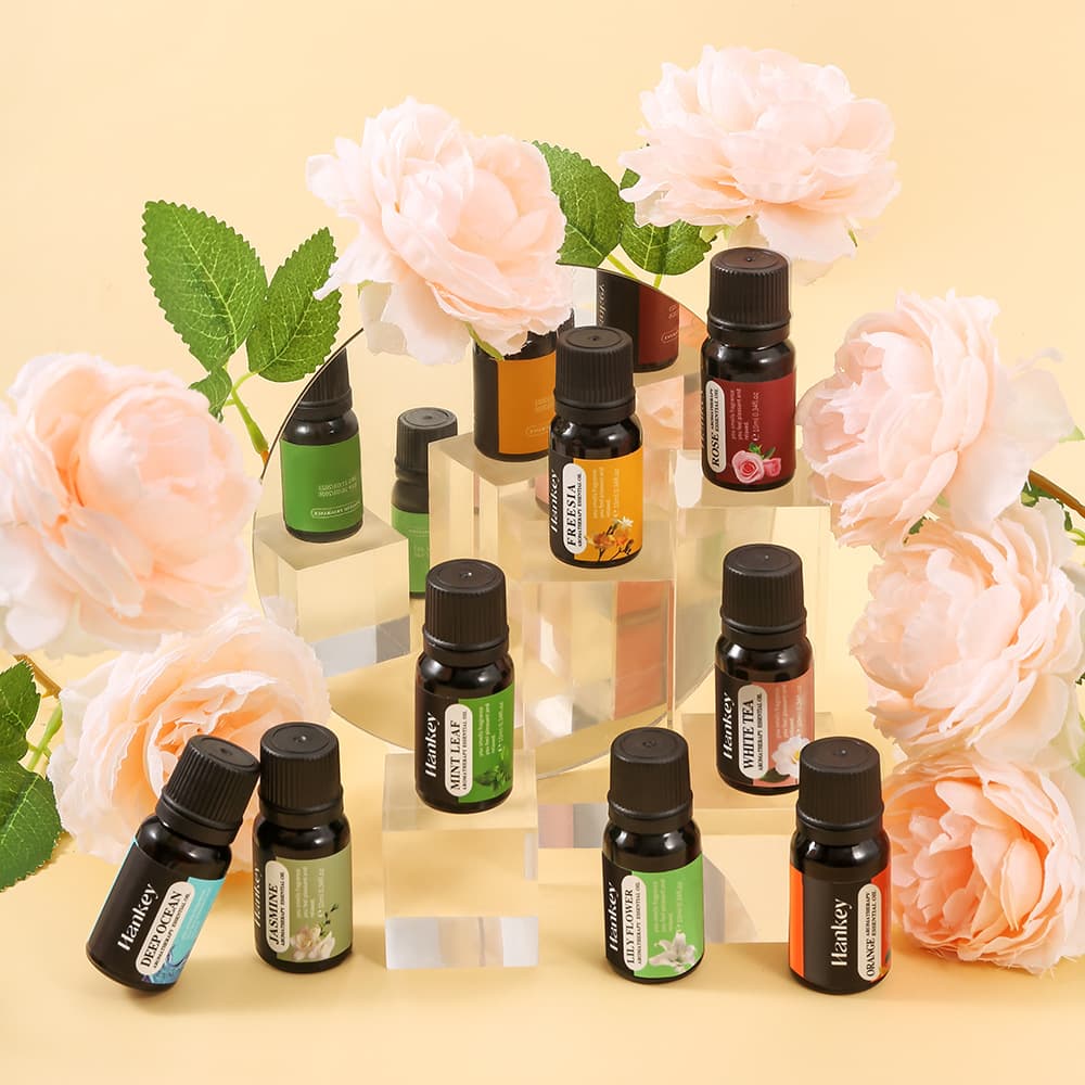 Cross-Border Plant Water-Soluble Aromatherapy Oil 10ml Aromatherapy Oil Diffuser Essential Oil Crystal Stone