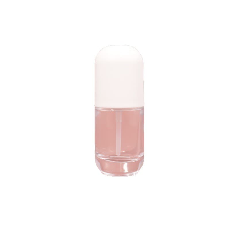 40ml Frosted Glass Lotion Bottle with Pump Head, Round Bottom White Water Lotion Press 30ml Travel Refill Bottle