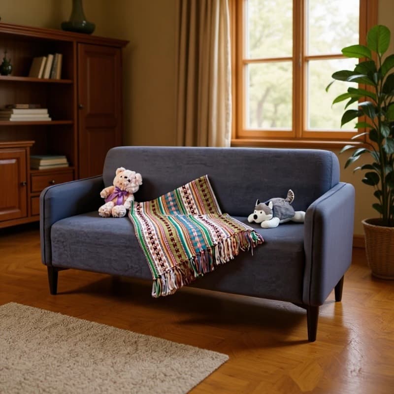 Bohemian Carpet, Woven Floor Mat for Living Room, Bedroom, Tassel Ethnic Style Entry Mat, Machine Washable Carpet