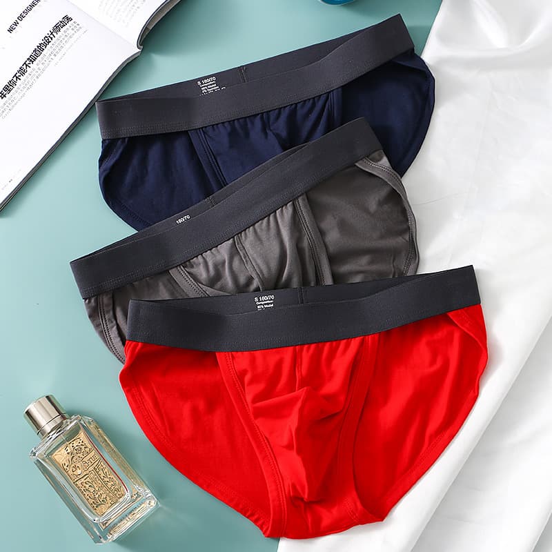 TikTok Hot Selling Men's Modal Sexy High-Cut T-Back U-Pouch Sporty Breathable Youth Briefs