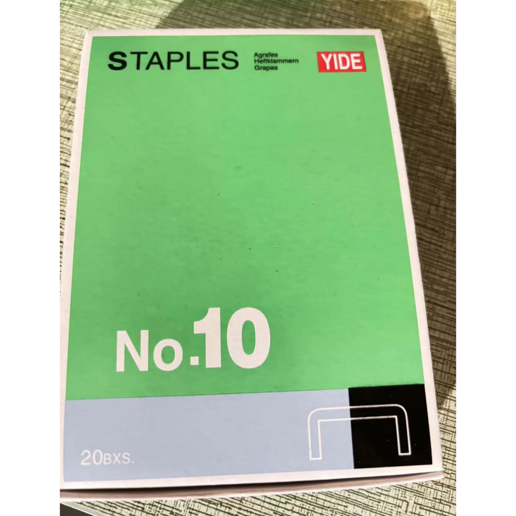 Russia-Africa Export Edition Staples 10/12-Gauge Green Box Dacheng Staples 24/6 Unified Needles Factory Wholesale
