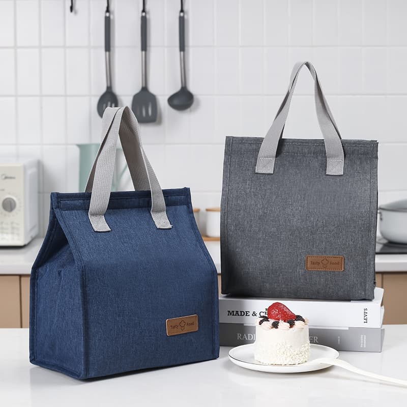 Portable Oxford Cloth Lunch Box Insulation Bag Student Picnic Ice Pack New Style Handheld Bento Box Thermal Bag