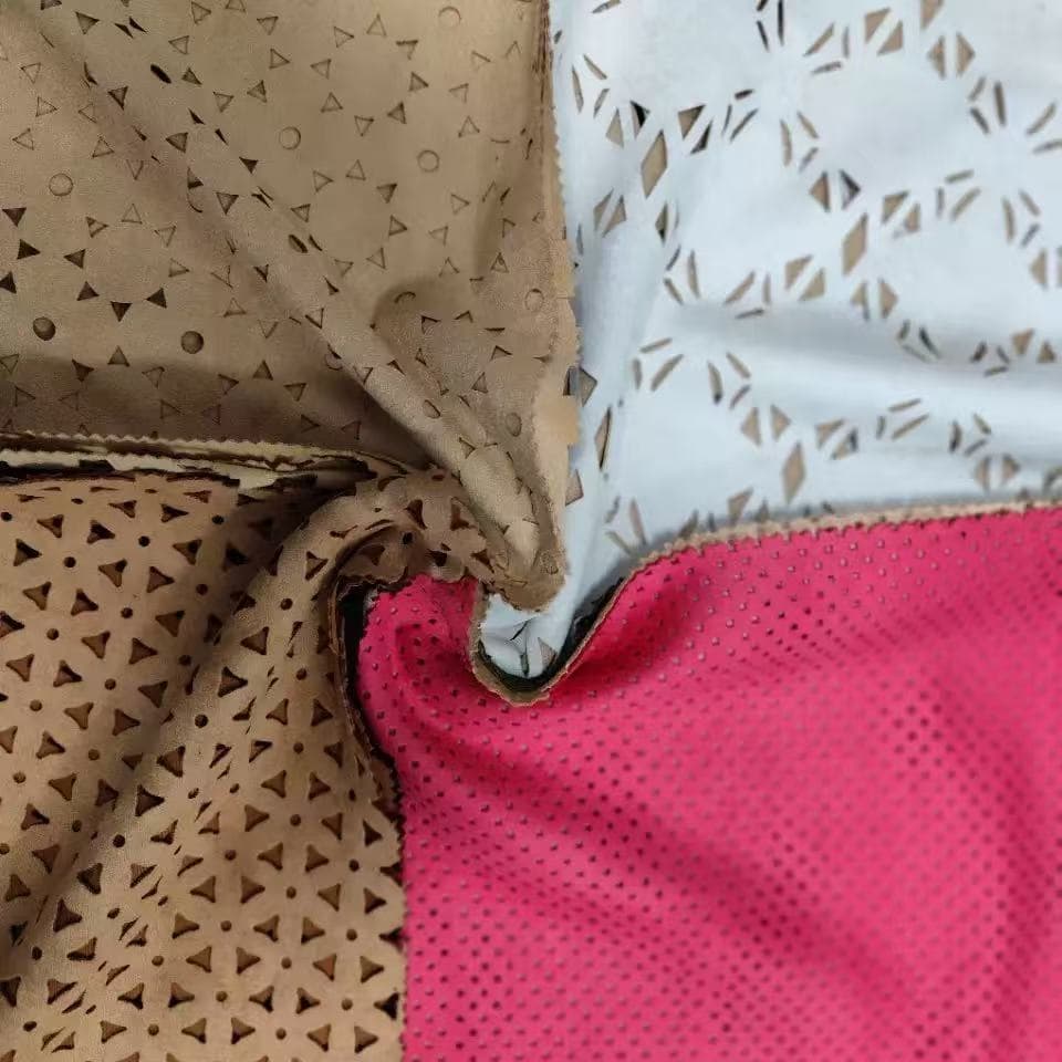 Custom laser perforation, hollow cutting, fabric engraving, and punching processing for garment materials