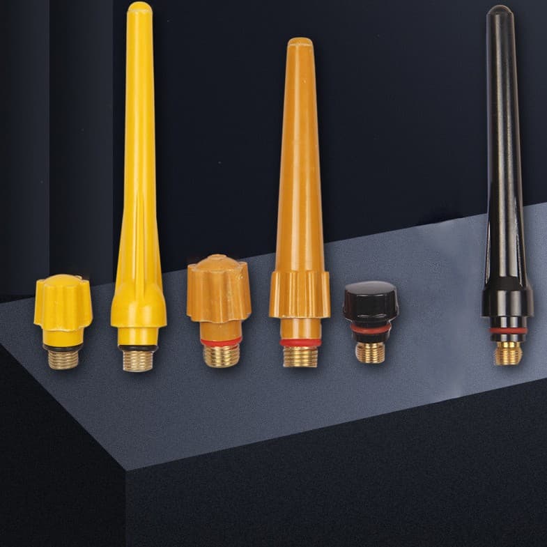 Welding Torch Long Back Cap, Short Back Cap, Long Torch Back Cap, Short Torch Back Cap, Tungsten Electrode Cap Argon Arc Welding Accessories E18
