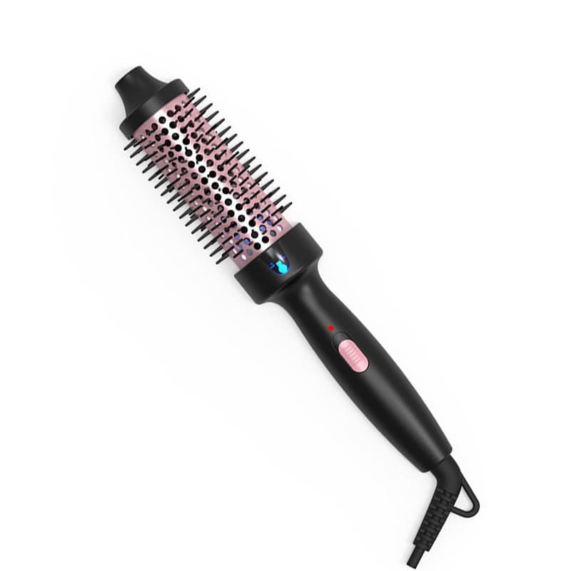 Fluffy Volumizing Hair Brush Comb, Electric Heat Comb for Long and Short Hair, Curling and Volumizing Hair Styler, C-curl