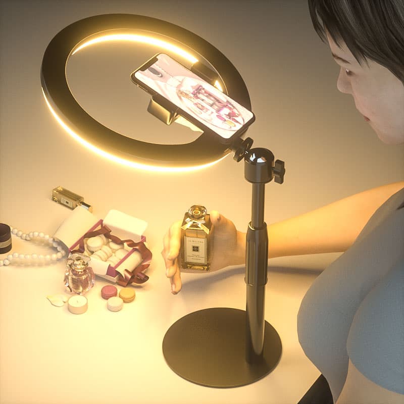Desktop LED Fill Light Jewelry Live Streaming Light Indoor Shooting Still Life Jewelry Lighting Jade Antique Props Beauty