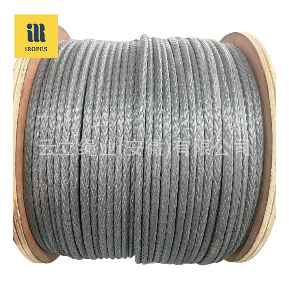 005 Ultra-High Molecular Weight Polyethylene Rope Industrial Rope Lifting Rope 24mm 48T