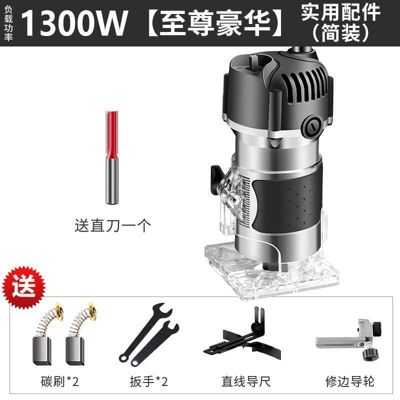 Electric Trimmer Slotting Machine Woodworking Tool Multifunctional Router Engraving Wood Router Inverted Plate Factory Wholesale