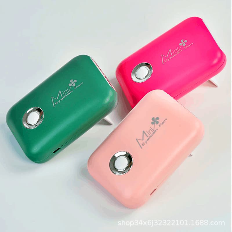 Grafting eyelash hair dryer small fan blow dryer mini portable handheld usb charging special tool for eyelash beauty