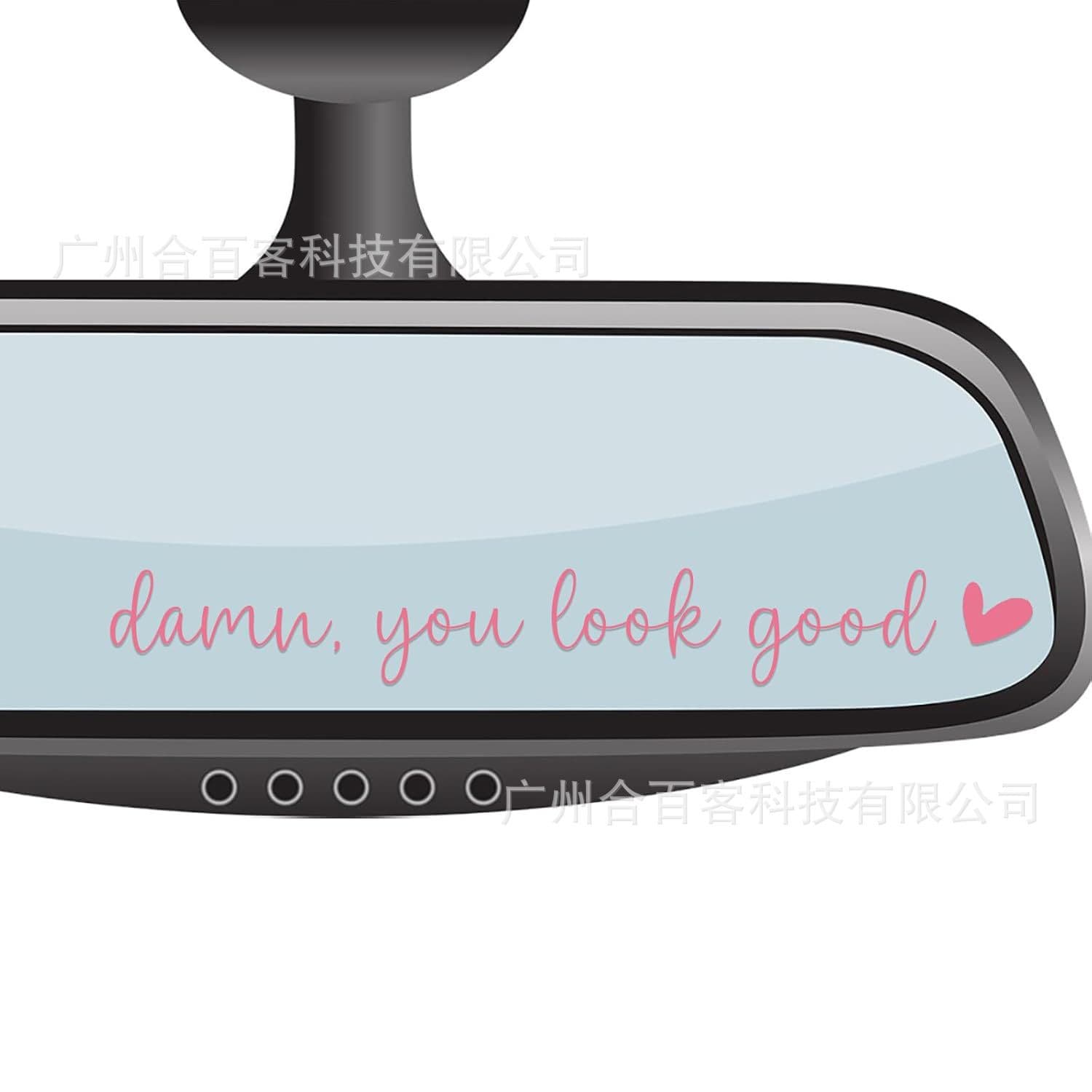 Cross-border Car Rearview Mirror Sticker Decal Window Decal Creative Personalized Decoration Foreign Trade Auto Accessories