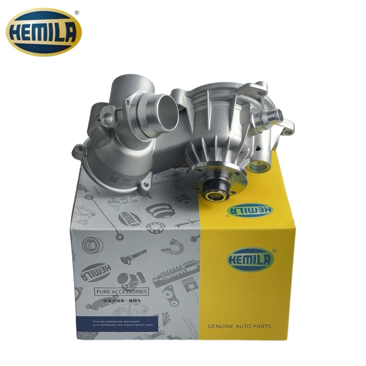 11517524551 Water Pump Hemila Compatible with 5 Series 6 Series 7 Series E60/E66/E53/E70