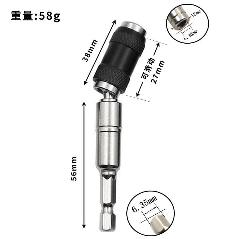 In Stock Screwdriver Bit Magnetizer Demagnetizer Aluminum Metal Bit Magnetizer for Screwdriver Bits