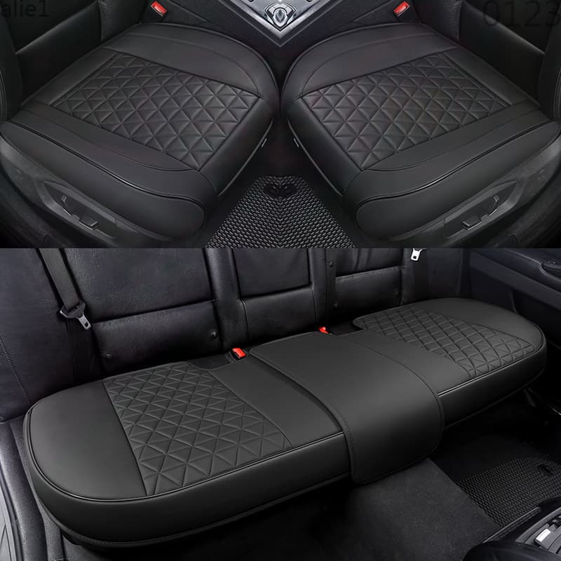 ★Cross-border Wish Amazon Hot Selling Car Seat Covers Full Coverage No Backrest Three-Piece Set