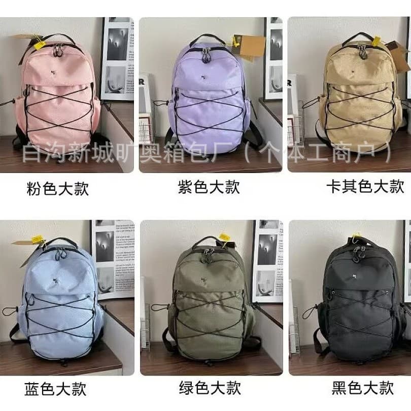 Stylish Student Backpack for Men and Women, Lightweight Sports Outdoor Hiking Bag, Large Capacity Commuter Backpack
