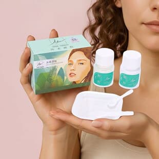 Miss Moter Facial Hair Bleach for Women Lighten Upper Lip Hair Face Gentle Whitening Kit Mustache Bleach Lighten Eyebrows