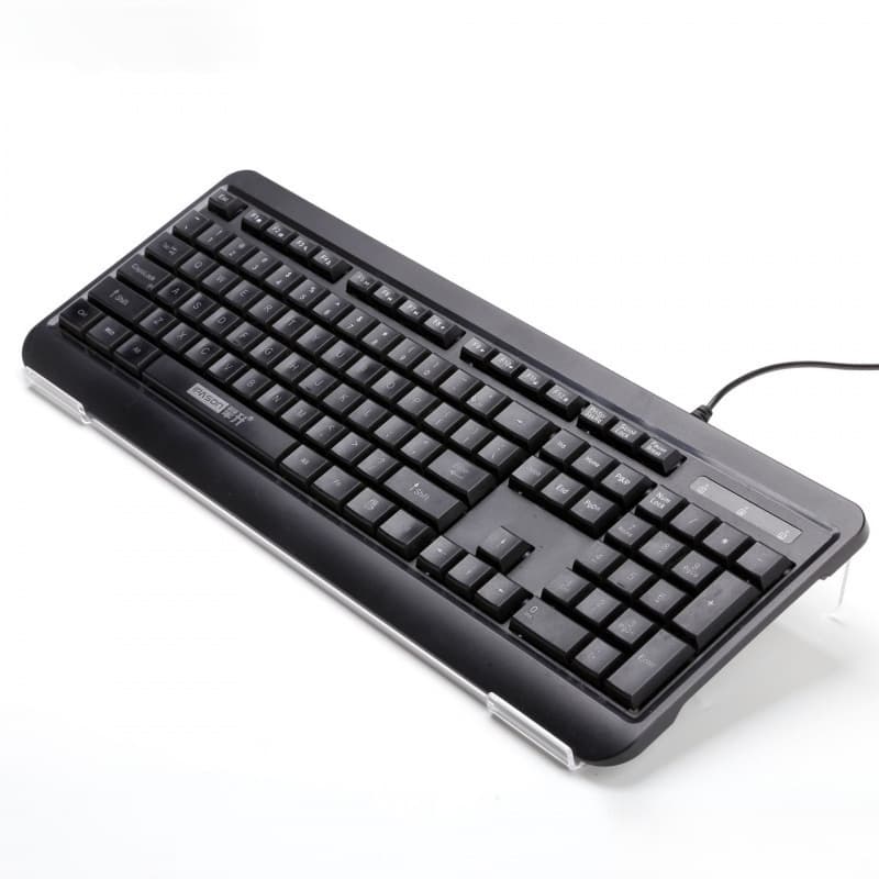 Acrylic Computer Label Transparent Desktop Keyboard Stand Ergonomic Tilted Shell