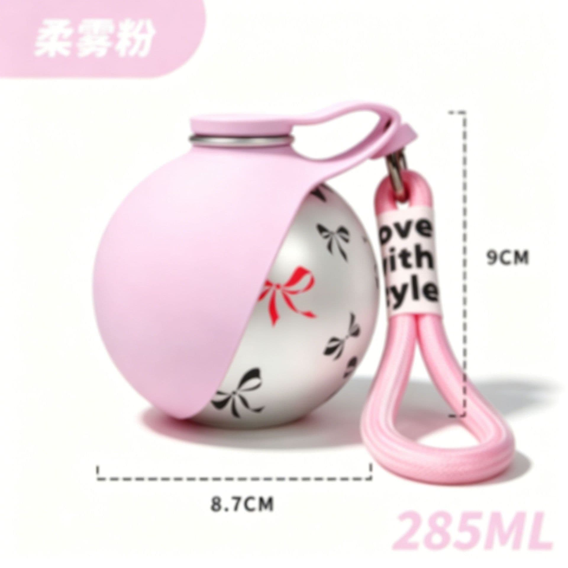 Pet Stainless Steel Silicone Water Bottle, Dog Supplies, Outdoor Walking, Integrated Foldable Portable Water Cup, Pet Water Bottle