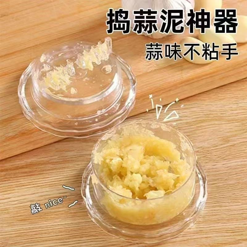 Garlic mincer and crusher, manual garlic grinder, home kitchen ginger and garlic grinder.