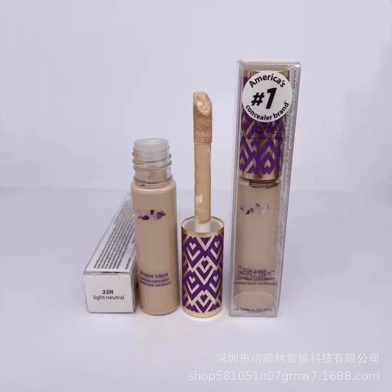 Spot 12 colors Gogo Dance Tarte Shape Tape Concealer 10ml Concealer Long-lasting Dark Circles Brightening