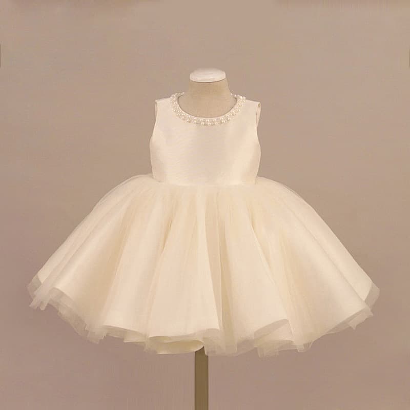 Girl's Piano Performance Dress Princess Gown Host Dress Flower Girl Dress Children's Wedding Dress Evening Gown