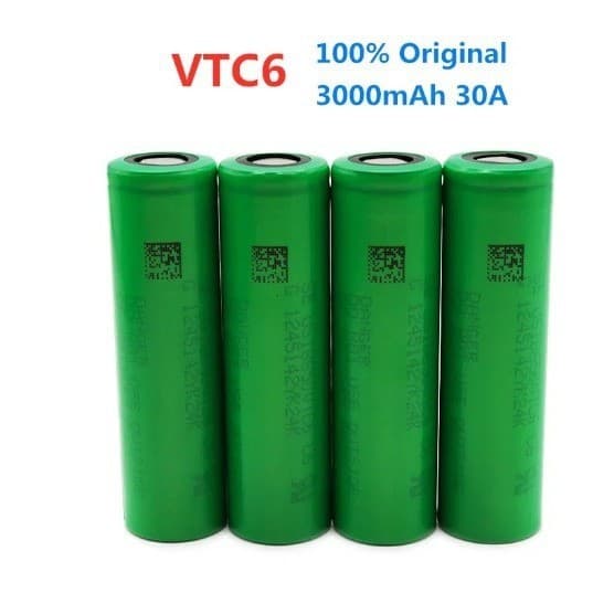 18650 VTC6 3000mAh Rechargeable Battery Charger Multi-Function 18650/26650/