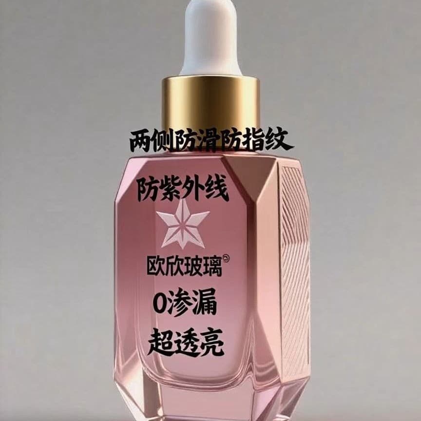 New style essential oil bottle with bamboo wood cap dropper, cosmetic refill sample glass bottle, essential oil dilution bottle with anti-slip design