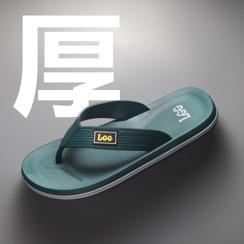 2024 Domestic and Export New High-End Men's Flip-Flops, Trendy Casual Refreshing Beach Sandals, Wholesale from Manufacturer