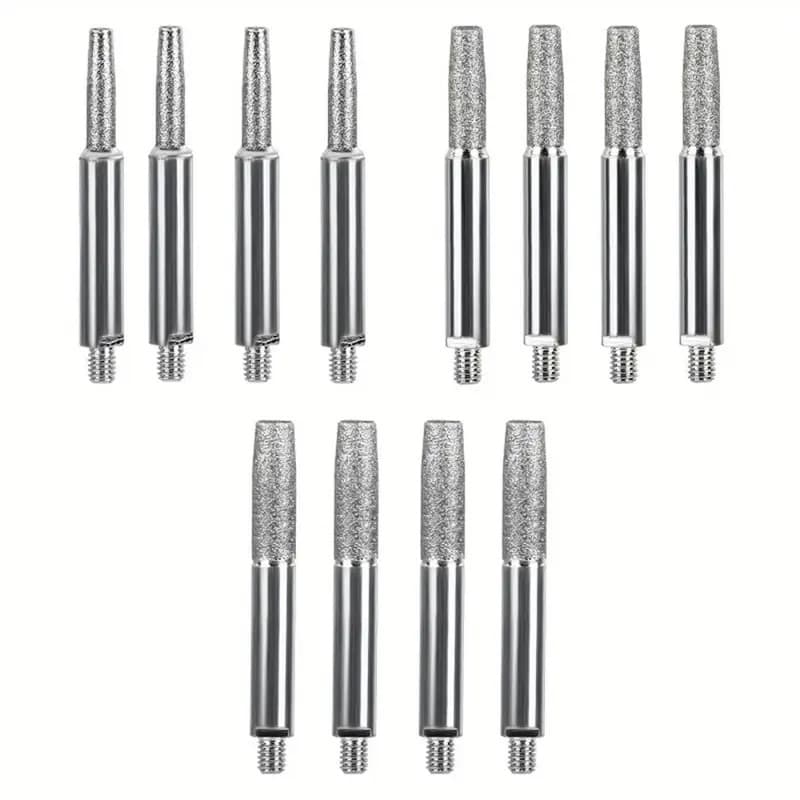 Diamond Chainsaw Sharpener Grinding Head Electric Chain Sharpening Tool Diamond Cylindrical Grinding Head for Chain Teeth Filing