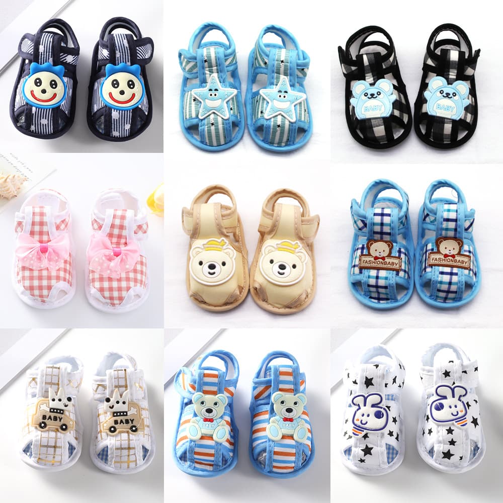2023 Summer New Sandals, Soft Sole Baby Walking Shoes for 0-1 Year Old, 3-6-9 Months, Boys and Girls Newborn Infant Shoes