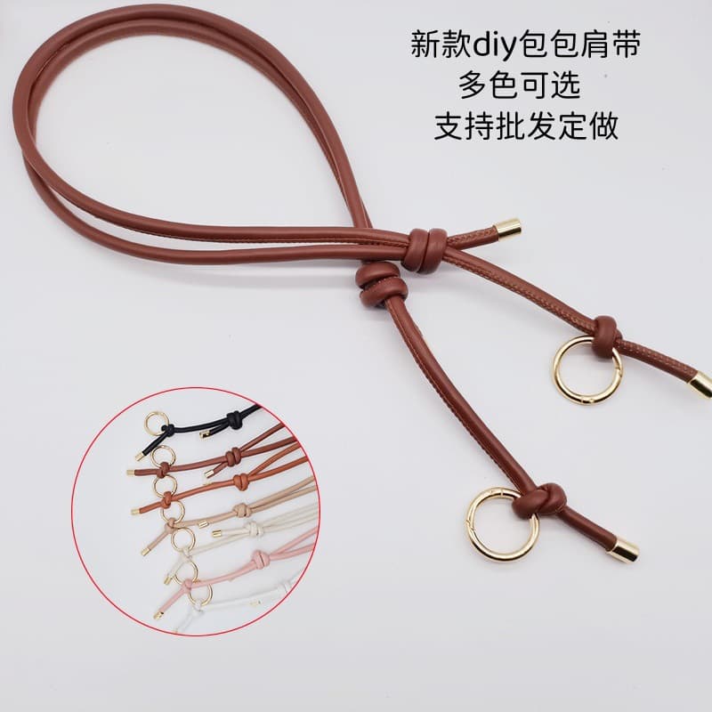 Adjustable Fashion PU Leather Woven Shoulder Strap DIY Bag Belt Replacement Strap for Women Crossbody Bag Handle