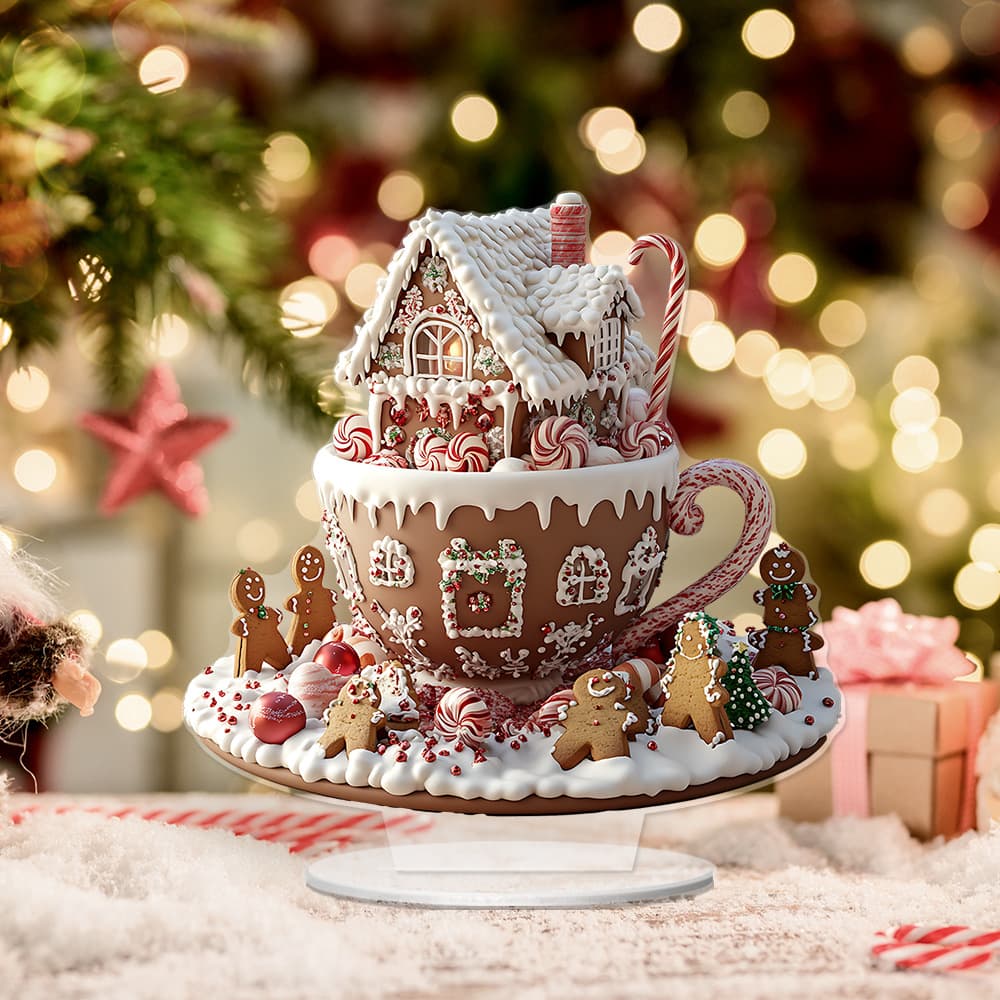 Cross-border Cake Chocolate Candy House Acrylic Desktop Ornament Children's Gift Home Interior Craft Decoration