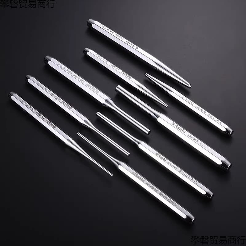 Cylindrical Punch Tool, Pin Punch, Center Punch, Positioning Punch, Taper Punch, Chisel, Rubber Handle Chisel