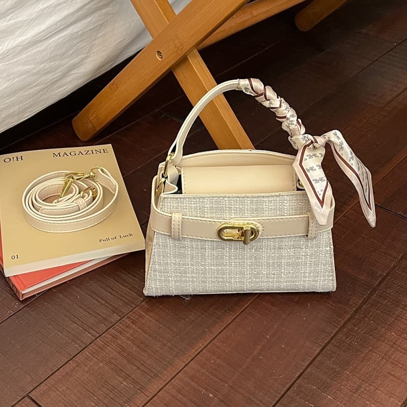 Cross-Border Fashion Lazy Chic Chanel-Style 2026 Spring New Commuter Fashion Shoulder Crossbody Women's Handheld Small Square Bag