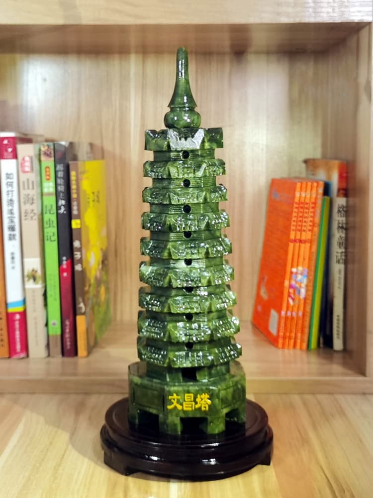 Wenchang Pagoda Ornament for Boys and Girls, Junior and Senior High School Students, Study Desk Craft, 9-Nine Layer, 13-Thirteen Layer Home Decor