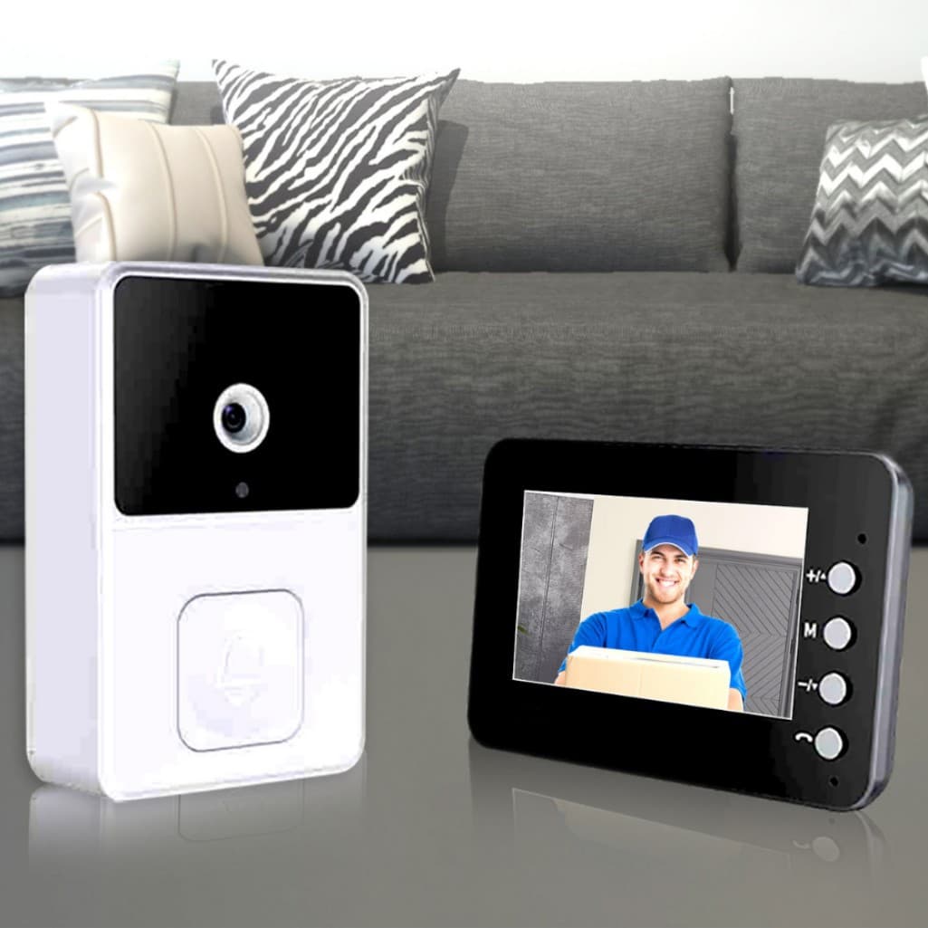 4.3-inch Screen Video Intercom Doorbell for Home Use with HD Video, Smart Wireless, and High-definition Features