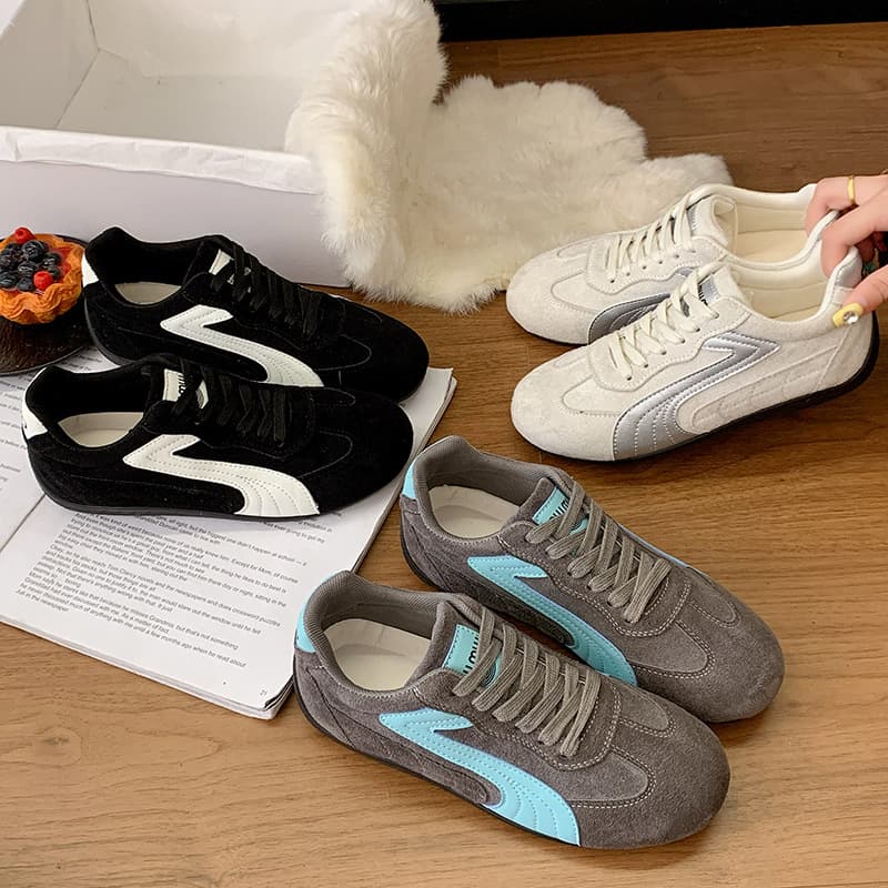 Fashion student casual German training women's shoes, new spring and autumn hit trendy Forrest Gump sports shoes versatile comfortable skate shoes.