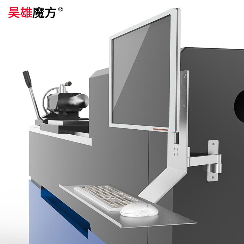 Haoxiong Monitor Wall Mount 40 Profile Aluminum Alloy Computer Keyboard Swivel Wall Mount Gaming Laptop